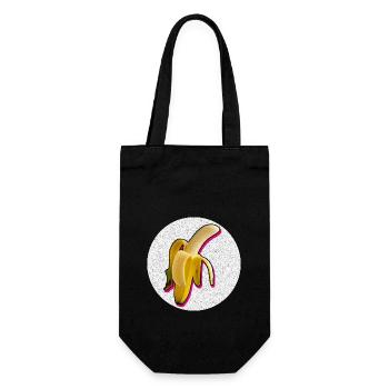 Banane sexy - Sac à bouteille - noir - Devant