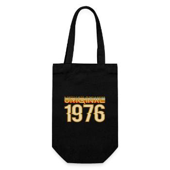 Original 1976 Retro Typo - Gift Bag for Bottles - black - Front