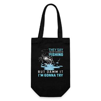 Fun And Games Until Someone Loses A Walleye - Gift Bag for Bottles - black - Front