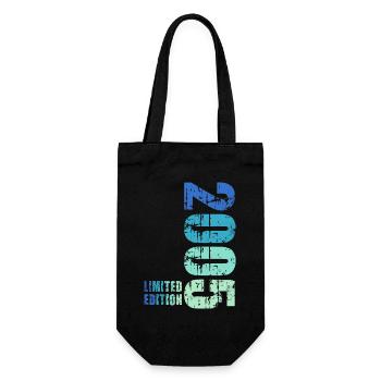 20th Birthday Class 2005 - Gift Bag for Bottles - black - Front