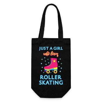 Juste une fille qui aime roller skating II - Sac à bouteille - noir - Devant