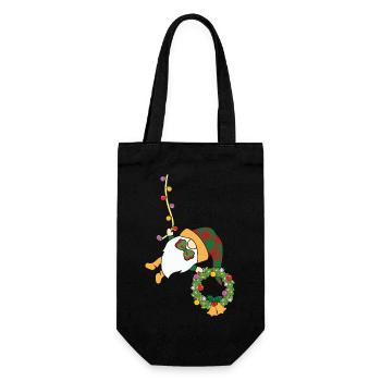 Noël Noël Gnomies - Sac à bouteille - noir - Devant