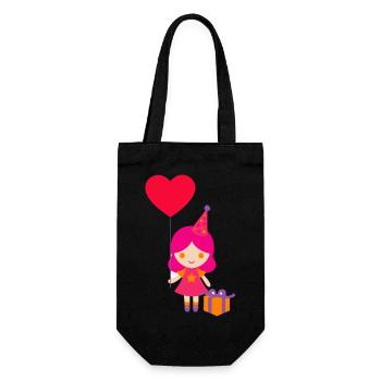 Grossesse Baby shower Babyshower Boy Girl - Sac à bouteille - noir - Devant