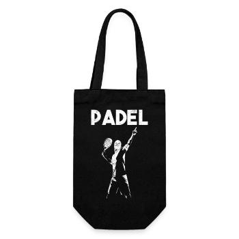 Padel Paddle Raquette Tennis Sport I Cadeau - Sac à bouteille - noir - Devant