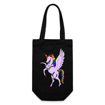 Licorne - Sac à bouteille - noir - Devant