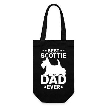 Scottish Terrier Scottie Dog - Gift Bag for Bottles - black - Front