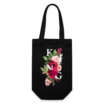 King flowers - Sac à bouteille - noir - Devant