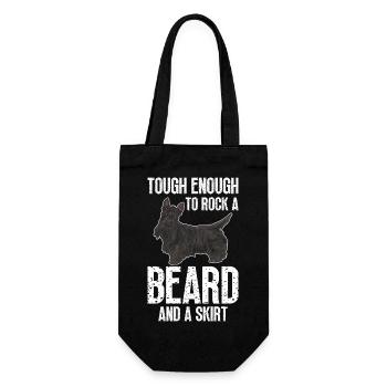 Scottish Terrier Scottie Dog - Gift Bag for Bottles - black - Front