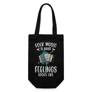Folk music Culture Country - Gift Bag for Bottles - black - Front