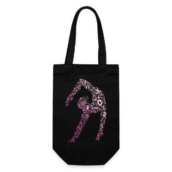 Gymnastique artistique amusante - Sac à bouteille - noir - Devant