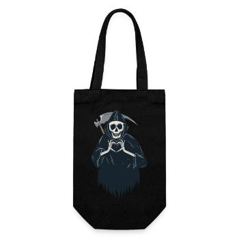 The Reaper loves you - Geschenkbeutel für Flaschen - Schwarz - Vorne