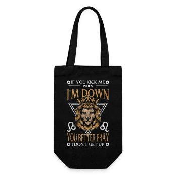 Constellation de naissance de l’horoscope - Sac à bouteille - noir - Devant