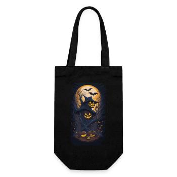 Joyeux Halloween I Cadeau - Sac à bouteille - noir - Devant