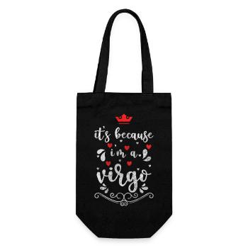 Zodiac sign, birth, characteristics, element - Gift Bag for Bottles - black - Front