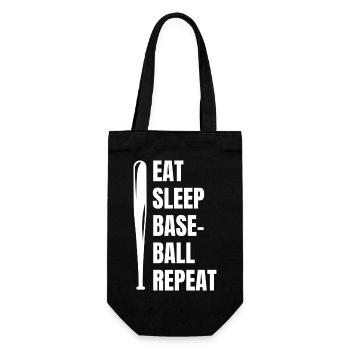 Baseball Baseball Team Baseball Player Baseballer - Gift Bag for Bottles - black - Front