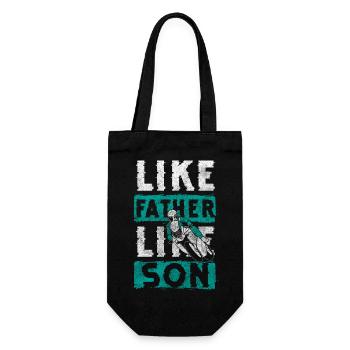 Motorcycle Motocross Trail Terrain - Gift Bag for Bottles - black - Front