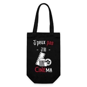 j'peux pas j'ai cinéma - Sac à bouteille - noir - Devant
