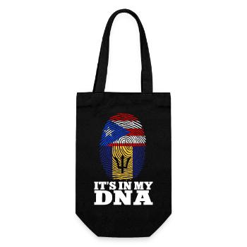 Barbados flag Barbadian bayan - Gift Bag for Bottles - black - Front