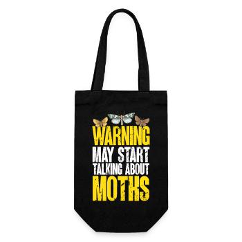 Moths Insect Collector Entomologist - Gift Bag for Bottles - black - Front