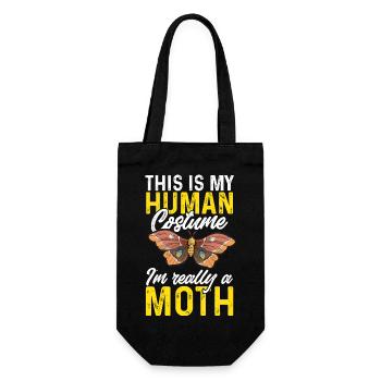 Moths Insect Collector Entomologist - Gift Bag for Bottles - black - Front
