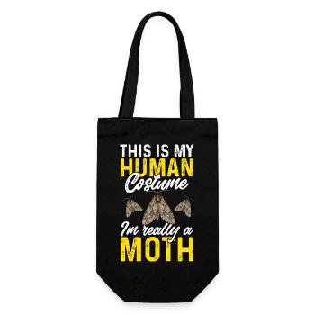 Moths Insect Collector Entomologist - Gift Bag for Bottles - black - Front