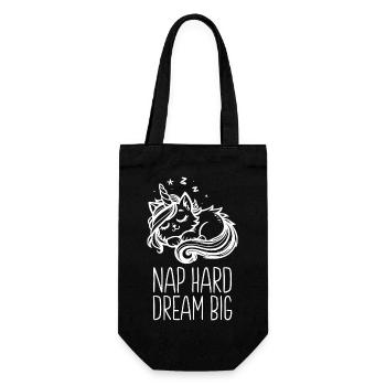 Nap Hard Dream Grand Chat Licorne Endormi - Sac à bouteille - noir - Devant