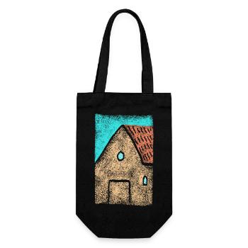 Maison - Design d’architecture - Vie à la campagne - Sac à bouteille - noir - Devant