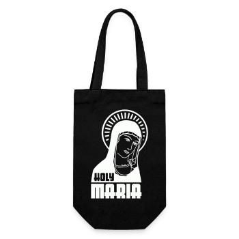 Holy Mary - Gift Bag for Bottles - black - Front