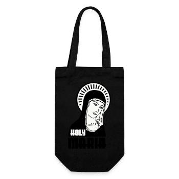 Holy Mary - Gift Bag for Bottles - black - Front