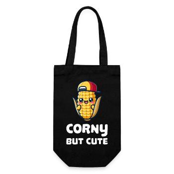 Ringard mais mignon - Sac à bouteille - noir - Devant