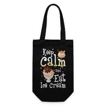 Soft Cream Scoop Beach Cream - Gift Bag for Bottles - black - Front