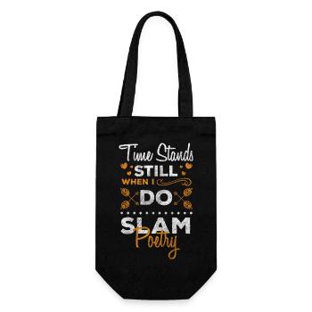 Slam Poésie Auteur Poèmes Poète - Sac à bouteille - noir - Devant