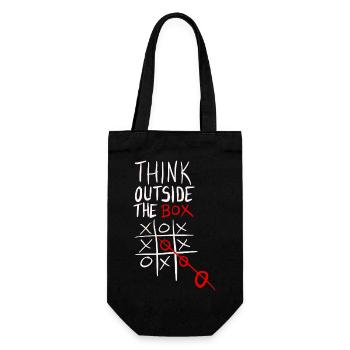 Circular tactical game - Gift Bag for Bottles - black - Front