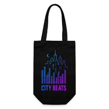 City Beats – Urban Sound - Sac à bouteille - noir - Devant