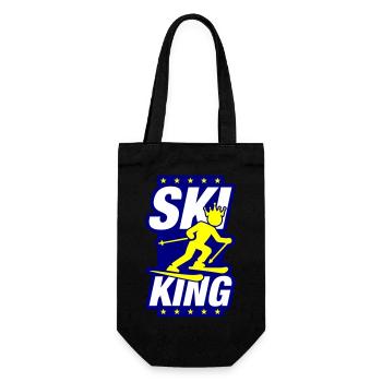 Ski King - Geschenkbeutel für Flaschen - Schwarz - Vorne