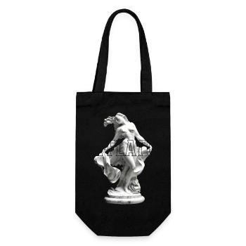 Marble Sculpture Dance Pose - Gift Bag for Bottles - black - Front