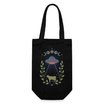 Spirituality Sacred Geometry Meditation Zen - Gift Bag for Bottles - black - Front