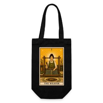 Tisseranda | Tarot de fil à tisser - Sac à bouteille - noir - Devant