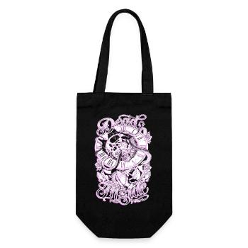 Pink Death Watch - Geschenkbeutel für Flaschen - Schwarz - Vorne