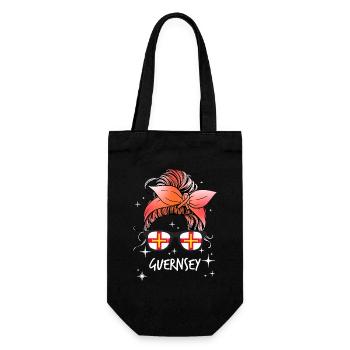 Guernsey - Gift Bag for Bottles - black - Front