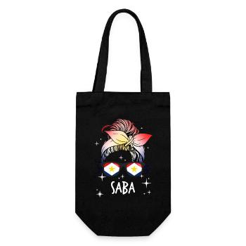 Saba - Gift Bag for Bottles - black - Front