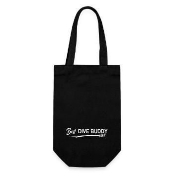 Meilleur compagnon de plongée pour toujours, Plongée sous-marine, Aquaholic - Sac à bouteille - noir - Devant