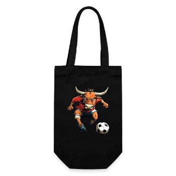 Football de taureau - Sac à bouteille - noir - Devant