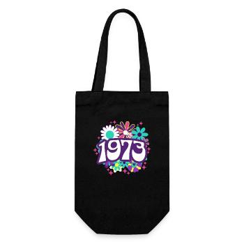 Fête Anniversaire Femme 1973 50 Ans Anniversaire - Sac à bouteille - noir - Devant