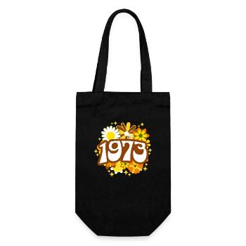 Fête Anniversaire Femme 1973 50 Ans Anniversaire - Sac à bouteille - noir - Devant