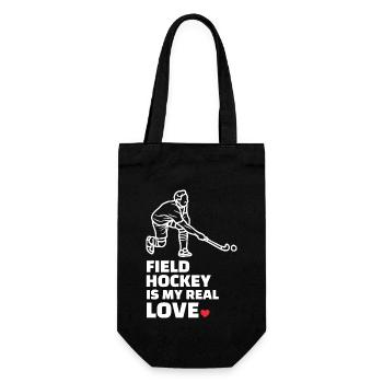 Field hockey - Gift Bag for Bottles - black - Front