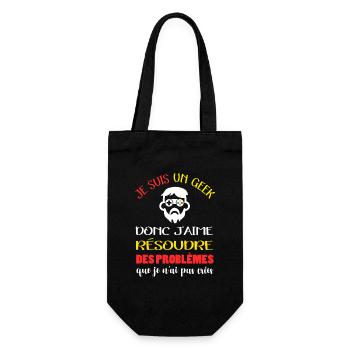 Maillot geek gamer jeux vidéo idée cadeau humour - Sac à bouteille - noir - Devant