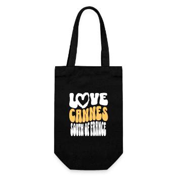 Love cannes south of france vacances t-shirt - Sac à bouteille - noir - Devant