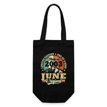 Cadeau D'anniversaire Juin 2003 Vintage Rétro - Sac à bouteille - noir - Devant