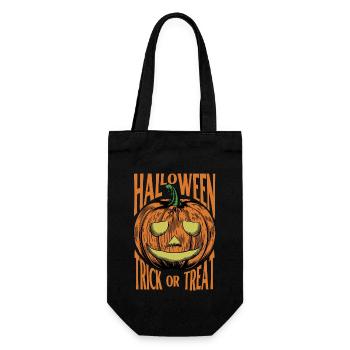 Halloween - Trick Or Treat avec Jack-O-Lantern - Sac à bouteille - noir - Devant